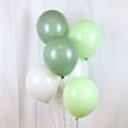 Luftballons Klassisch, Eukalyptus-Mix DECORAMI