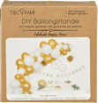 Ballongirlande DIY, weiß/gold DECORAMI