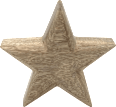 Holzstern, braun Dekorieren & Einrichten