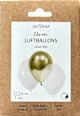 Luftballons Chrom, Gold-Mix DECORAMI