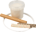 Bio-Baby-Abdruckset Grünspecht