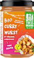 Fertiggericht, Currywurst in Sauce, vegan TRESSBRÜDER