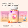 Haarvitamine Hair Glow Biotin Gummies (60 Stück) yuicy