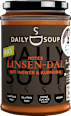 Suppe, rotes Linsen-Dal mit Ingwer & Kurkuma Daily Soup