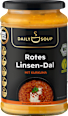 Suppe, rotes Linsen-Dal mit Kurkuma Daily Soup