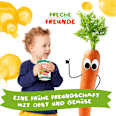 Quetschie Bio Apfel, Birne, Karotte und Kürbis ab 6 Monaten Freche Freunde