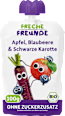 Quetschie 100% Apfel, Blaubeere & schwarze Karotte, ab 6 Monaten Freche Freunde
