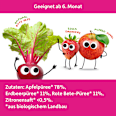 Quetschie Apfel, Rote Beete, Erdbeere & Himbeere ab 8 Monaten Freche Freunde