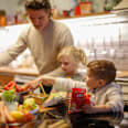Kindersnack Pizzastangen mit Käse und Olivenöl MOGLi