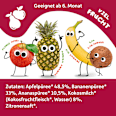 Quetschie Apfel, Banane, Ananas & Kokosnuss ab 6 Monaten Freche Freunde