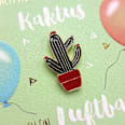 Grußkarte Pin Kaktus CACTUS