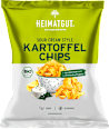 Knabbergebäck Kartoffelchips Sour Cream Style HEIMATGUT
