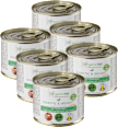 Nassfutter Katze mit Geflügel, diabetic & weight, Multipack (6x200 g) OrganicVet