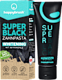 Zahnpasta Super Black mit Aktivkohle happybrush