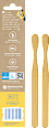 Zahnbürste Kinder Bambus Minions Doppelpack, ab 3 Jahren happybrush