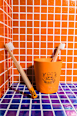 Zahnputzbecher "Die Maus"- Orange HYDROPHIL