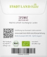 Saaten, Spinat (Butterflay) Stadt Land blüht