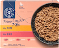 Nassfutter Katze mit Pute & Rind, Feinschmecker Pâté, Multipack (8x85 g) Pets Deli