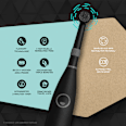 Elektrische Zahnbürste Eco R2 all Black happybrush
