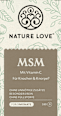 MSM mit Vitamin C Tabletten 180 St Nature Love