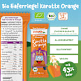 Fruchtriegel Hafer, Karotte & Orange ab 1 Jahr pumpkin organics