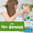 Quetschie Kürbis, Karotte, Apfel, Banane & Pfirsich ab 6 Monaten, pumpkin organics