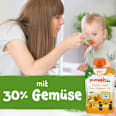 Quetschie Karotte, Apfel, Birne, Kokos & Reis, ab 6 Monaten pumpkin organics