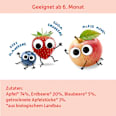 Früchte Apfel, Erdbeere und Blaubeere ab dem 6.Monat Freche Freunde