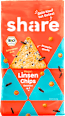 Linsenchips mit schwarzem Reis, gesalzen share