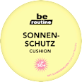 Sonnenschutz Puder cushion mit Schwämmchen, LSF 50+  BE ROUTINE