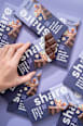 Schokolade, Nougat Edelbitter mit Nougatfüllung, vegan share