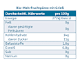 Frucht & Getreide Apfel, Mango, Aprikose mit Grieß ab dem 6.Monat  Freche Freunde