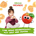 Quetschie Bio Banane, Apfel, Erdbeere und Himbeere ab 6 Monaten Freche Freunde
