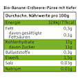 Bio Frühstücksbowl mit Banane, Erdbeere und Hafer Freche Freunde
