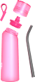Einzel-Trinkflasche Hot Pink air up