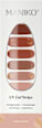 UV Gel Nagelfolien Toffee Twinkle Maniko