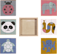 Puzzle Holzwürfel Tiere Kindsgut