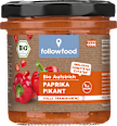 Gemüseaufstrich Bio Paprika pikant followfood