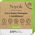 2in1 festes Shampoo + Conditioner Green touch Niyok®