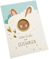 Grußkarte Ostern Langohr CACTUS
