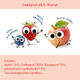 Früchte Apfel, Erdbeere & Blaubeere, ab dem 6. Monat Freche Freunde