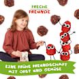 Fruchtgummi Apfel-Himbeere mit Reispops Freche Freunde