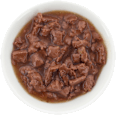 Nassfutter Katze mit Huhn, Ente, Rind & Lachs in Soße, Multipack (4x85 g) Pawsome