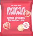 Trockenfrüchte Weiße Schokolade Crunchy Strawberries nucao