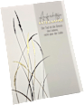 Grußkarte Trauer Silber Gräser CACTUS
