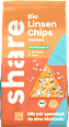Linsenchips, gesalzen mit schwarzem Reis share