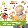Quetschie Obst & Getreide, ab 6 Monaten, (4x100 g) Freche Freunde