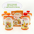 Quetschie Obst & Getreide, ab 6 Monaten, (4x100 g) Freche Freunde