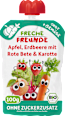 Quetschie Apfel, Erdbeere mit Rote Bete & Karotte ab dem 8. Monat Freche Freunde