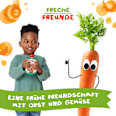 Quetschie Apfel, Erdbeere mit Rote Bete & Karotte ab dem 8. Monat Freche Freunde